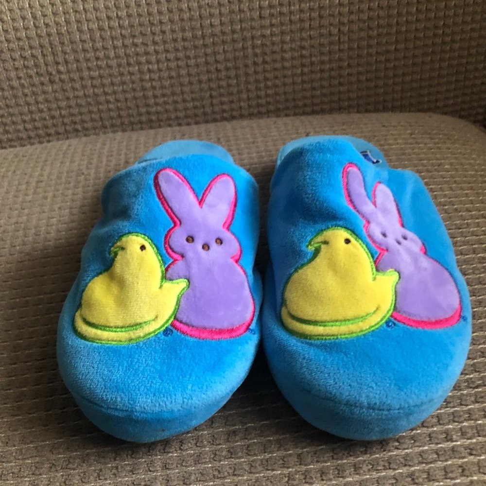 Peeps Kids Blue Slippers.